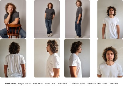 Portfoliobild in der Kategorie Modelbook von Model André Marvin 100223 ab Karlsruhe