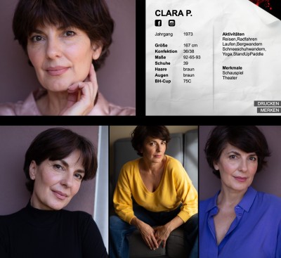 Portfoliobild in der Kategorie Modelbook von Model Clara 92099 ab Linz