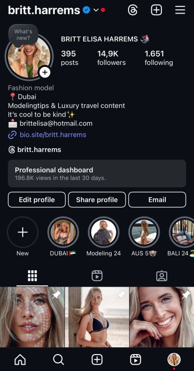 Portfoliobild in der Kategorie  von Model Britt 60497 ab Amsterdam